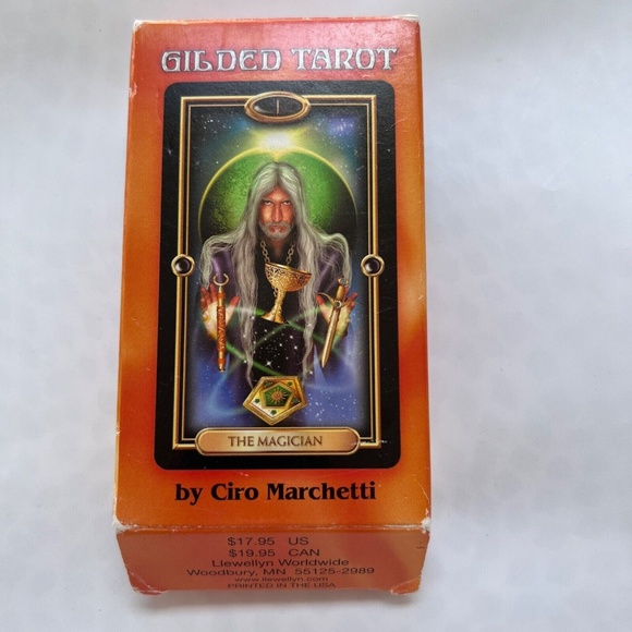 Gilded Tarot by Ciro Marchetti Tarot Deck 78 Cards Divinatory Occult Metaphysics - Picture 2 of 8